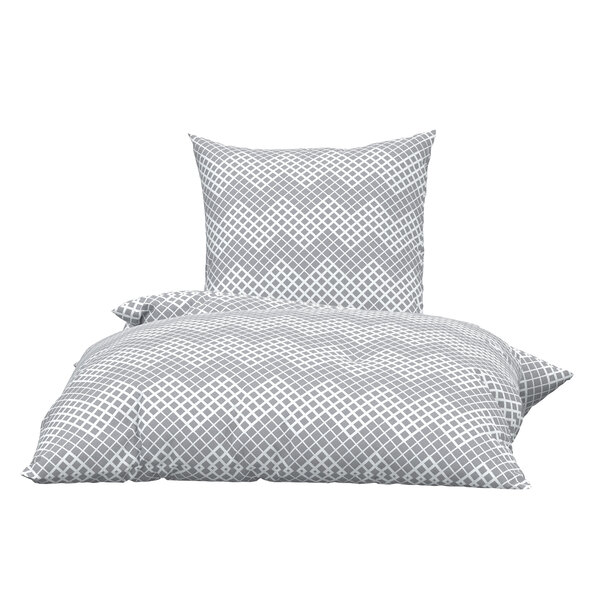 Soft bed linen, 135 x 200 cm, grey