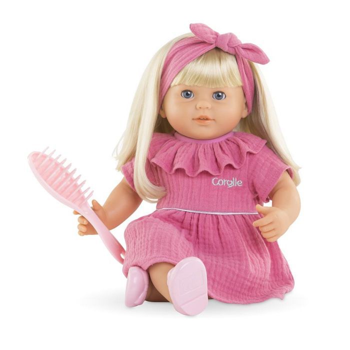 COROLLE Babypop - Jade - 36 cm - Makkelijk te stylen haar - Vanillegeur