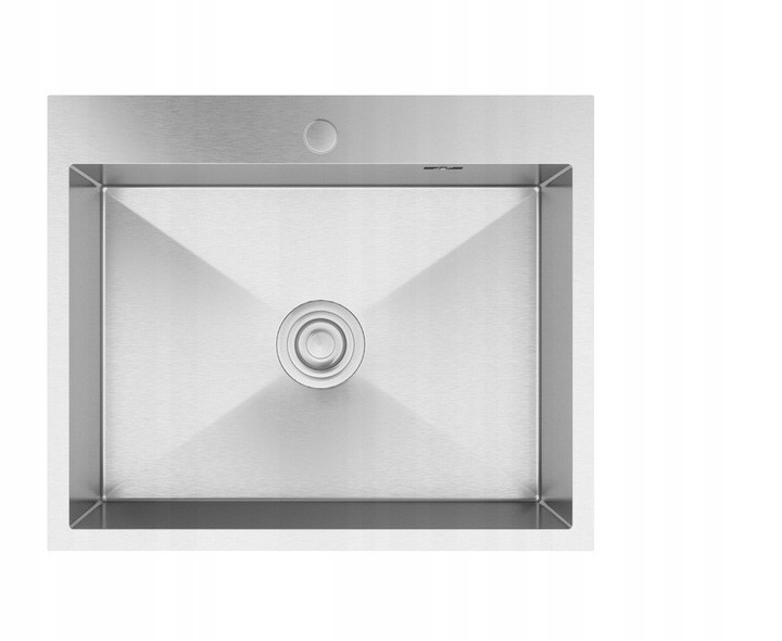 Zlew stalowy 1komora 60x50   bateria Beta chrom