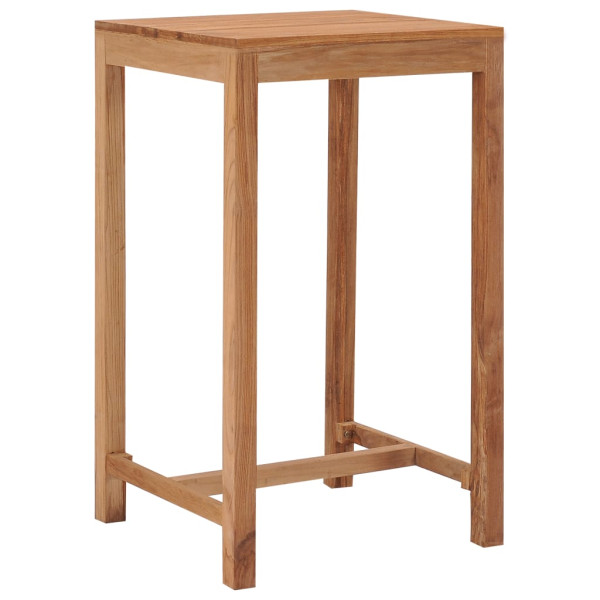 Stolik barowy Brąz 60 x 60 x 105 cm Drewno vidaXL