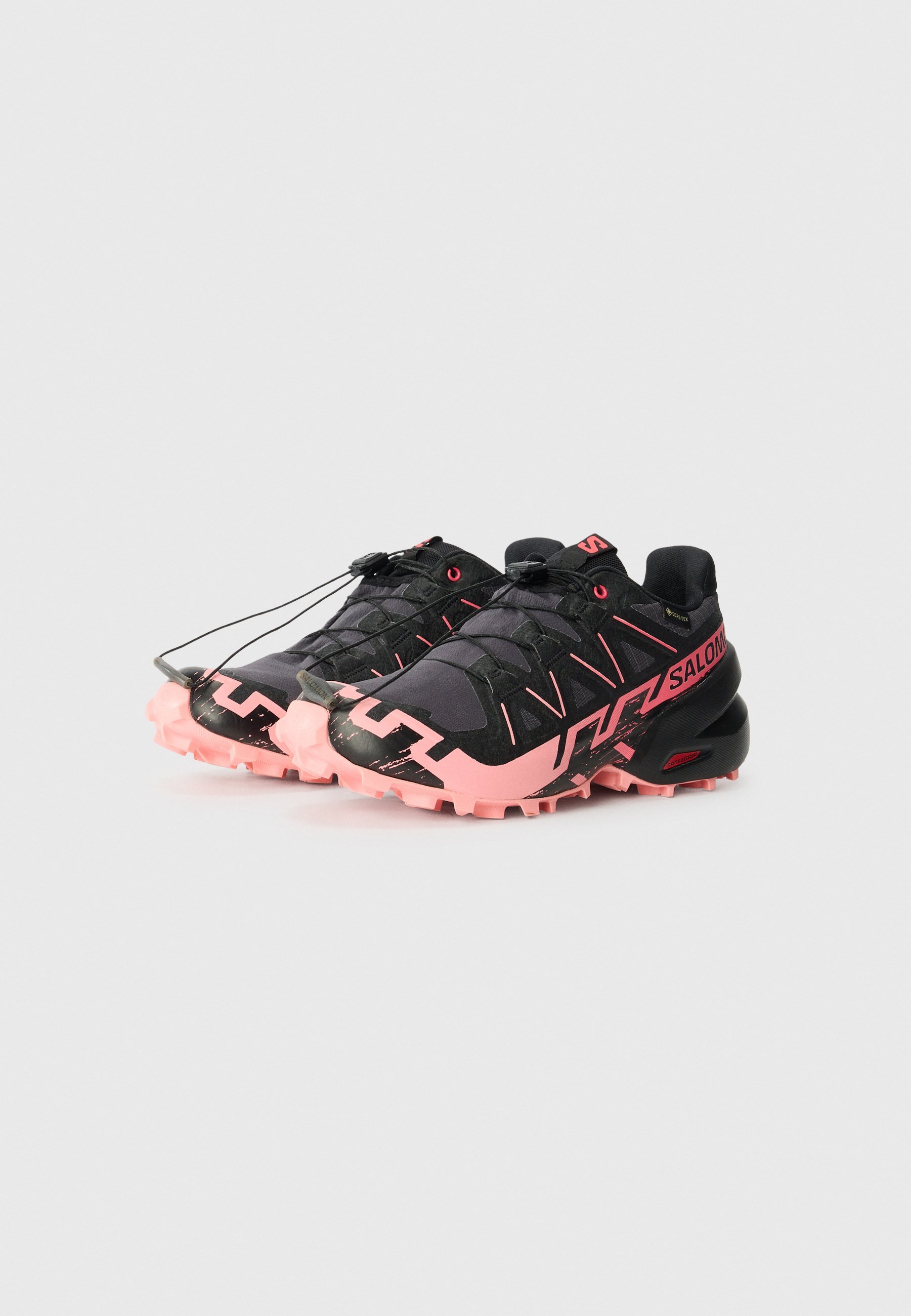 Salomon SPEEDCROSS 6 GTX - Scarpe da trail running - ferro/nero/rosa fenicottero