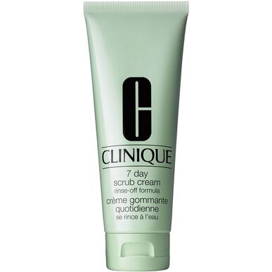 Clinique 7 Day Scrub Cream Rinse-Off Formula Mild eksfolierende krem Redefinerer tekstur og hudfarge 100 ml 100 ml