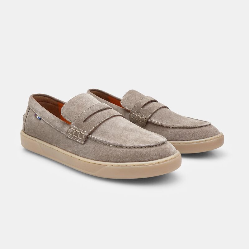 BATA Mokasyny zamszowe męskie