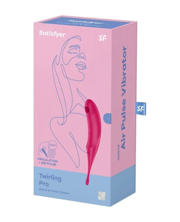 Satisfyer Masażer Twirling Pro Red