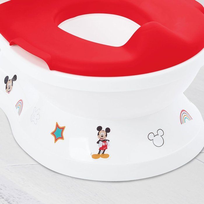 DISNEY BABY - TOPOLINO - Mini WC con riduttore per sedile incluso, 2 in 1, MySize, vasino rimovibile per una facile pulizia