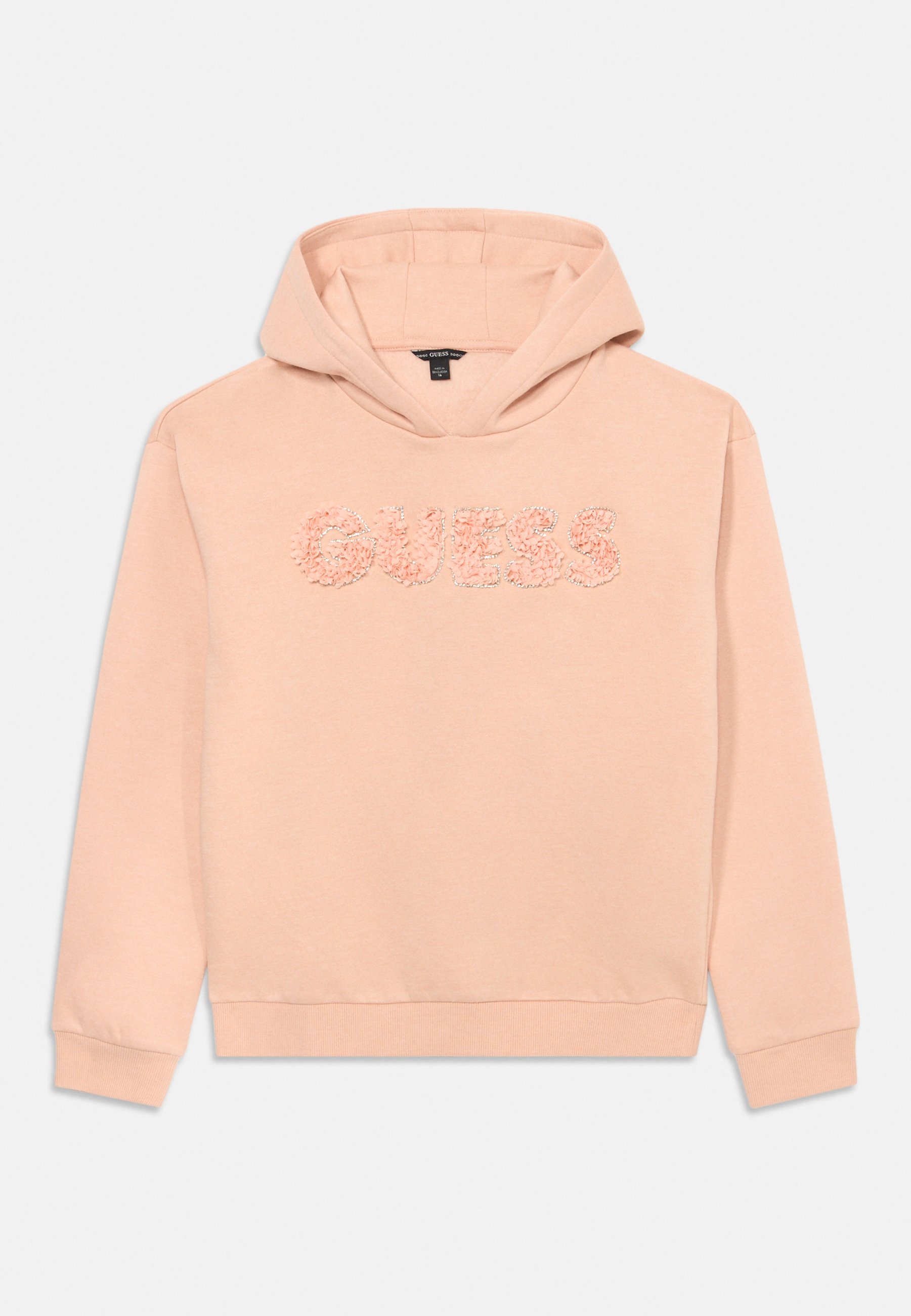 Guess JUNIOR OVERSIZE HOODED ACTIVE - Sweatshirt - heerlijk roze