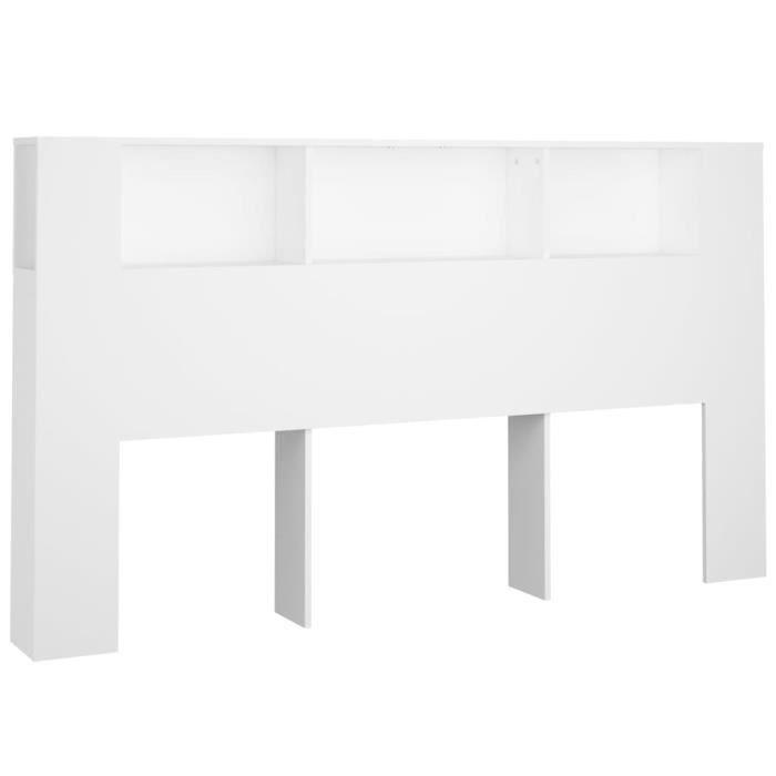 Cabeceira de guarda-roupa branca vidaXL 180x18,5x104,5 cm 811943