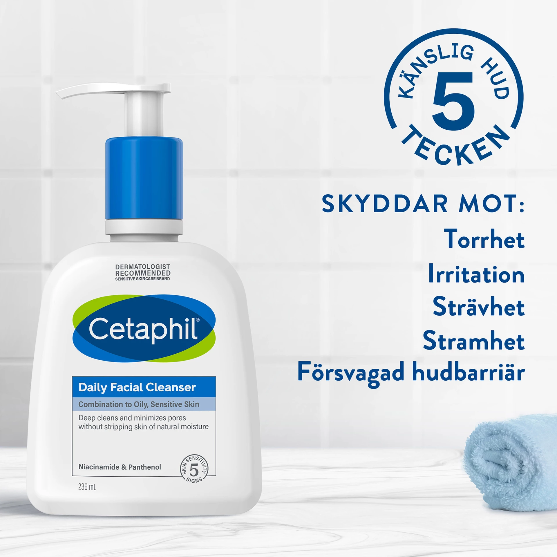 Napi arctisztító 236 ml - Cetaphil