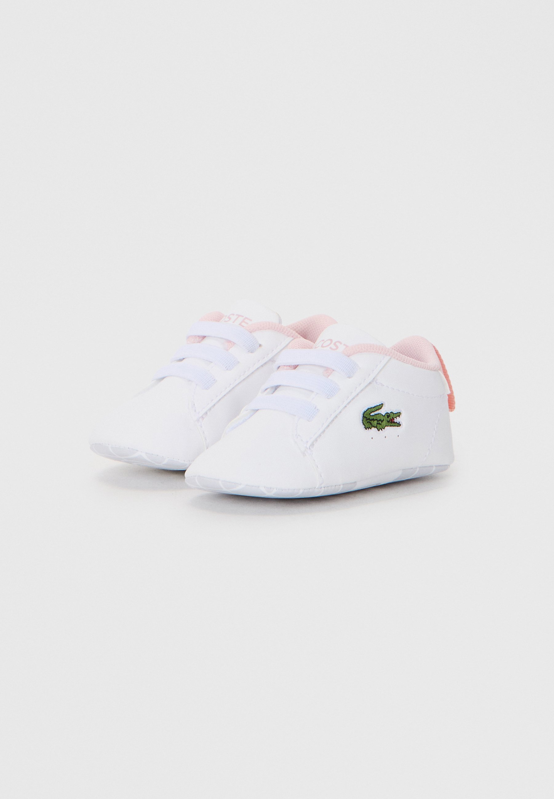Lacoste CARNABY UNISEX - Prime scarpe - bianco/rosa