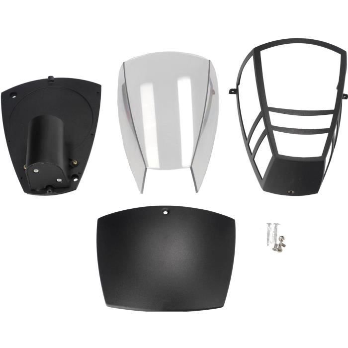 Aplique de pared exterior - EDO - IMMA BLACK W E27 negro IP44 - Aluminio - Eléctrico - IP44