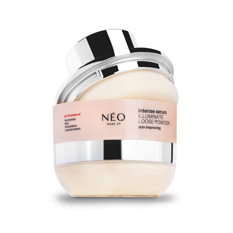 Polvos sueltos iluminadores con sérum intenso de Neo Make Up