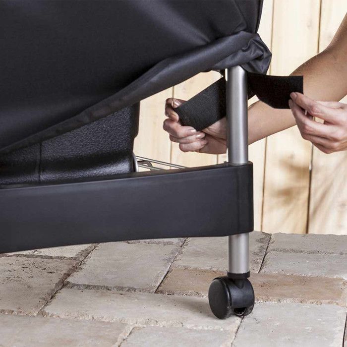 Deluxe cover for Weber Performer Premium and Deluxe GBS barbecues - Black - Polyester