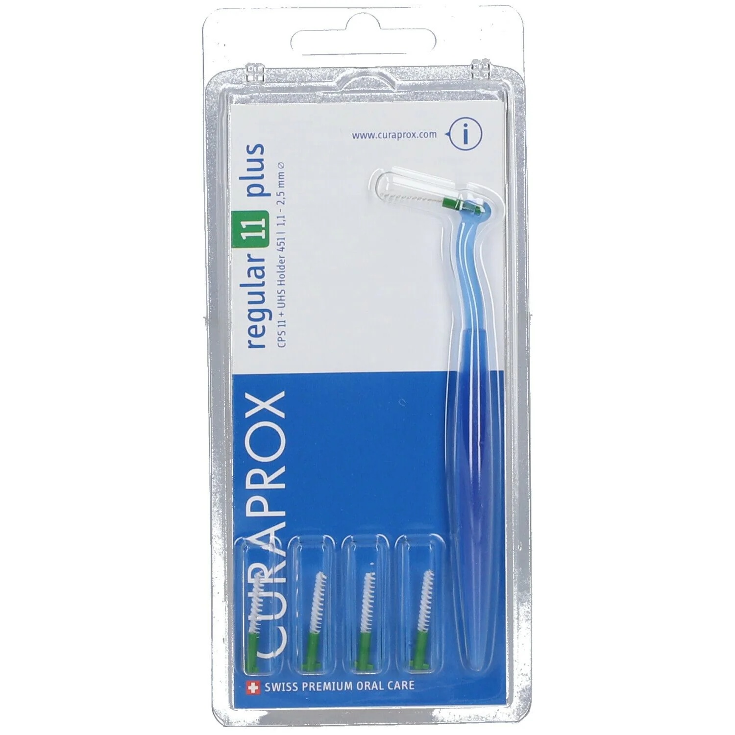 CURAPROX Curaprox Reg Plus Vert 5 pièces hygiène buccale