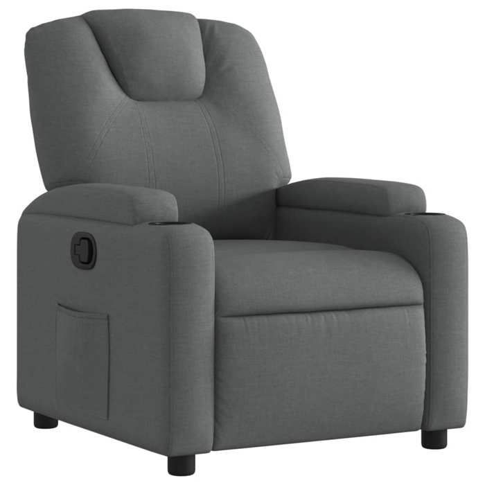 Poltrona reclinabile vidaXL, poltrona relax con schienale, seduta con braccioli imbottiti per soggiorno, moderna, 372366