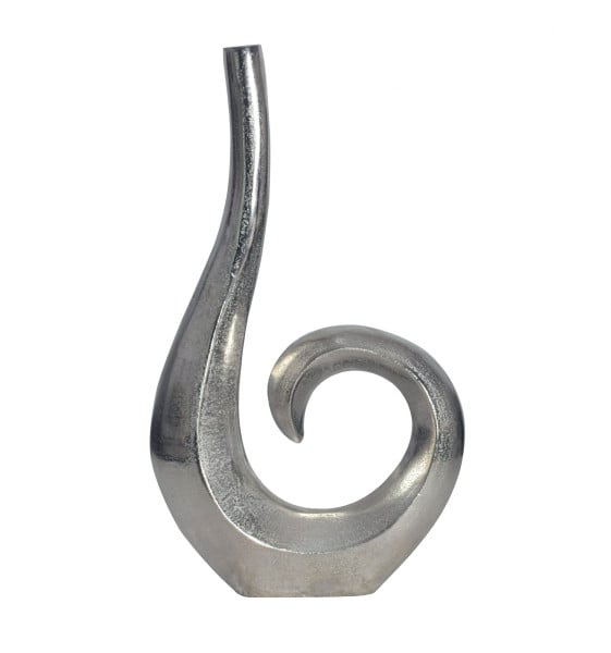 Wazon Dekoracyjny 47 cm Aluminium Spirala Wazon do Kwiatów Nowoczesny