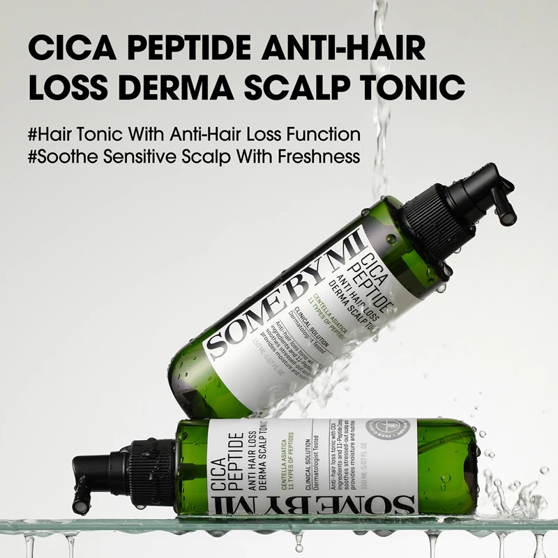 Хидратантни и хранљиви тоник за скалп Some By Mi Cica Peptide Derma против губитка косе