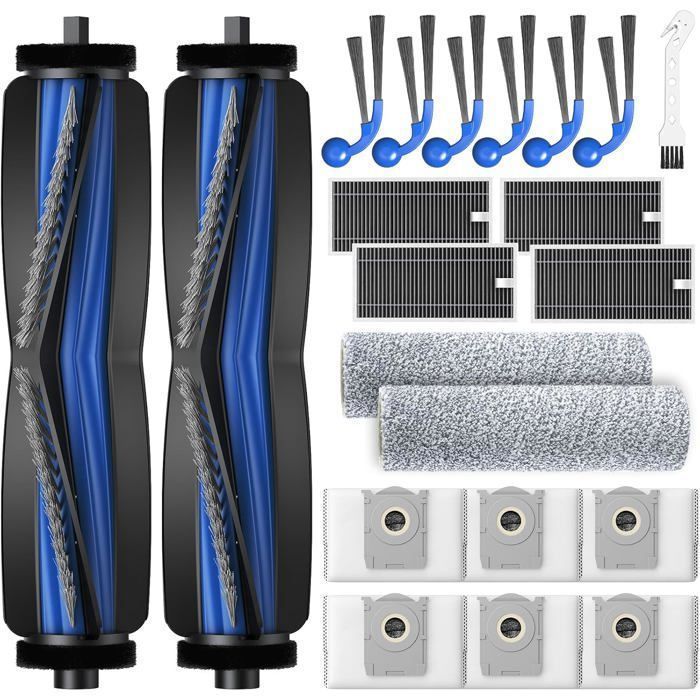 Kit di accessori per l'aspirapolvere robot Ecovacs Deebot T80 Omni: accessori di ricambio