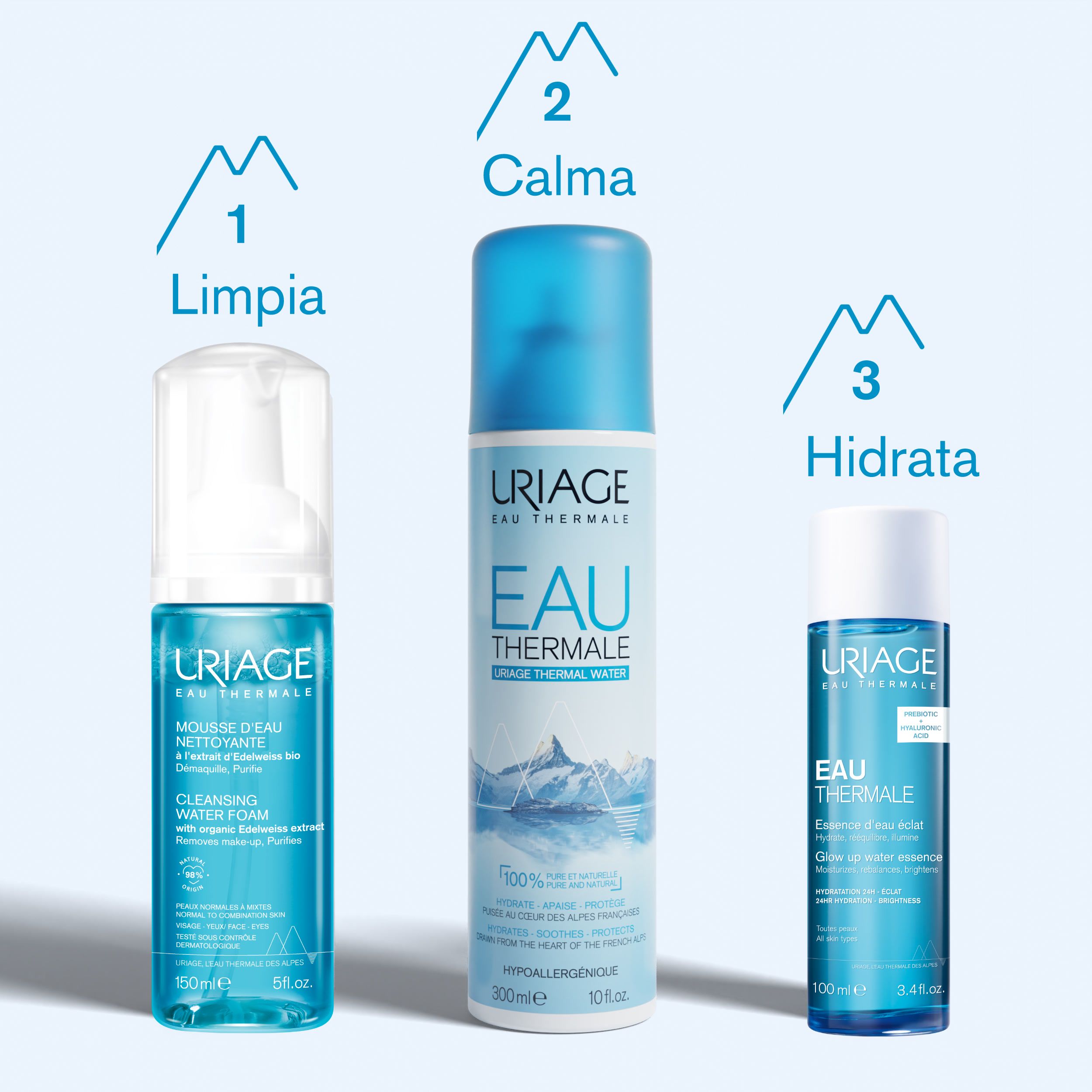 Eau Thermale Essencia de Agua Iluminadora Parafarmacia sejas mitrinātāji