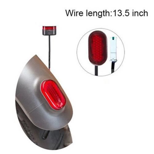 Fanale posteriore per XIAOMI Mijia M365 - Pezzo di ricambio per monopattino elettrico - Nero