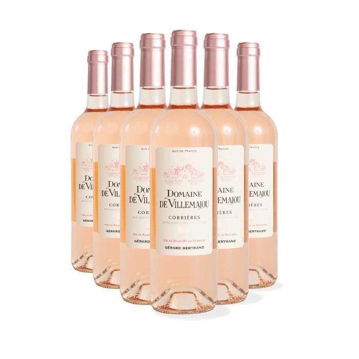 Domaine de Villemajou rosé 2023 X6 AOP Corbières