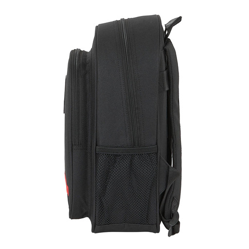 Atlético de Madrid Schwarzer Kinderrucksack (Klein)