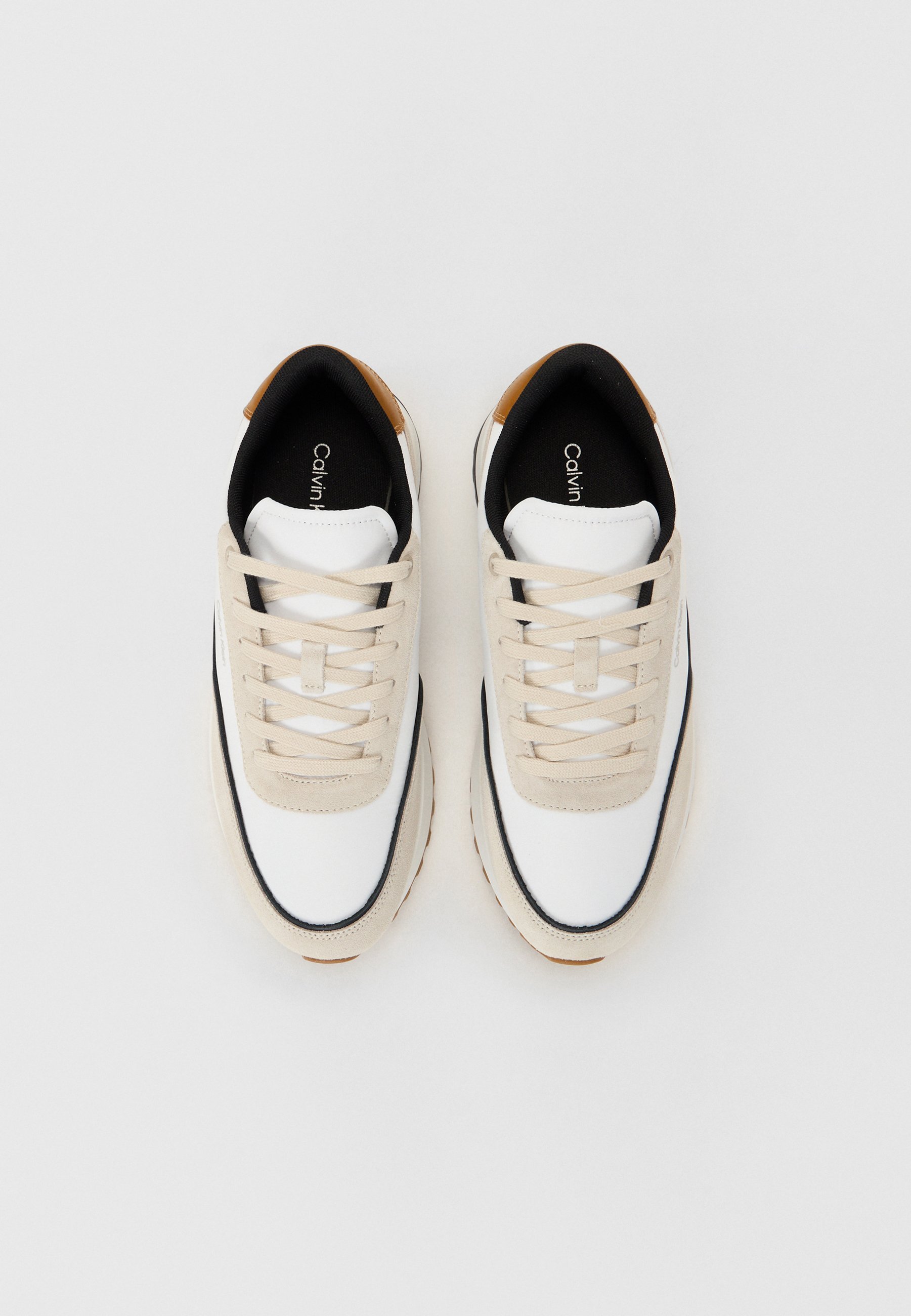 Calvin Klein sneakers - steenbeige/wit/gedroogde oregano