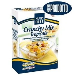 NUTRIFREE Nutri Free Crunchy Mix Tropische mix van graanvlokken en fruit 375 g