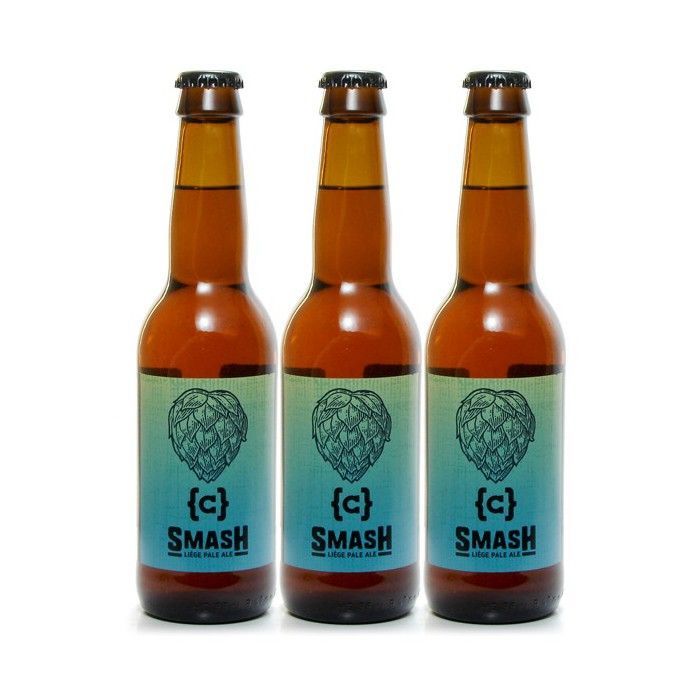 3er-Pack belgische Smash Blonde Biere 33cl