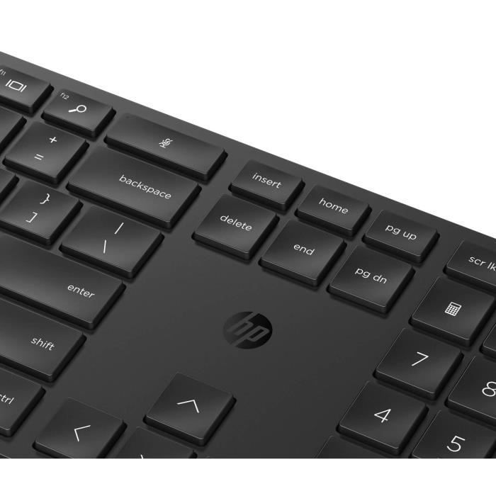 HP 650 Wireless Keyboard and Mouse Combo - AZERTY - Black