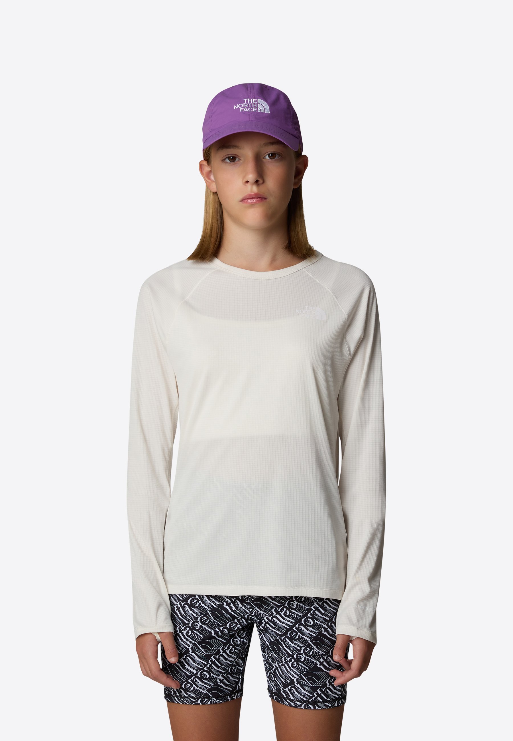 The North Face SUNRISER T-shirt, - Top met lange mouwen - wit duin