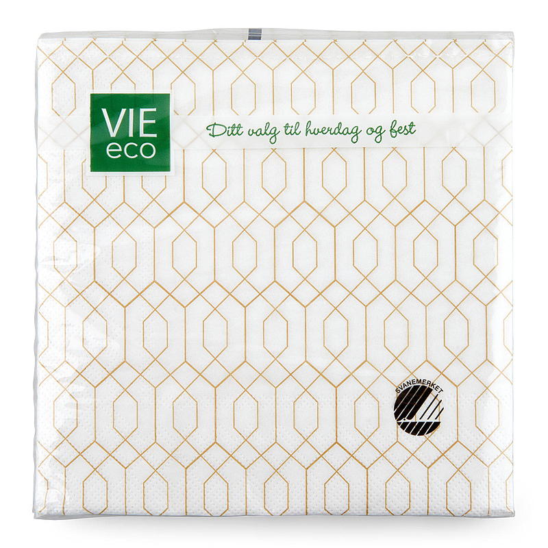 Serviettes Vie Eco, paquet de 20, 33 x 33 cm, Printemps