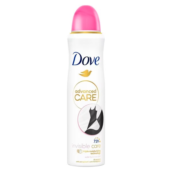 „Dove Advanced Care Invisible Care Floral Touch“ antiperspirantinis dezodorantas purškiamas 150 ml