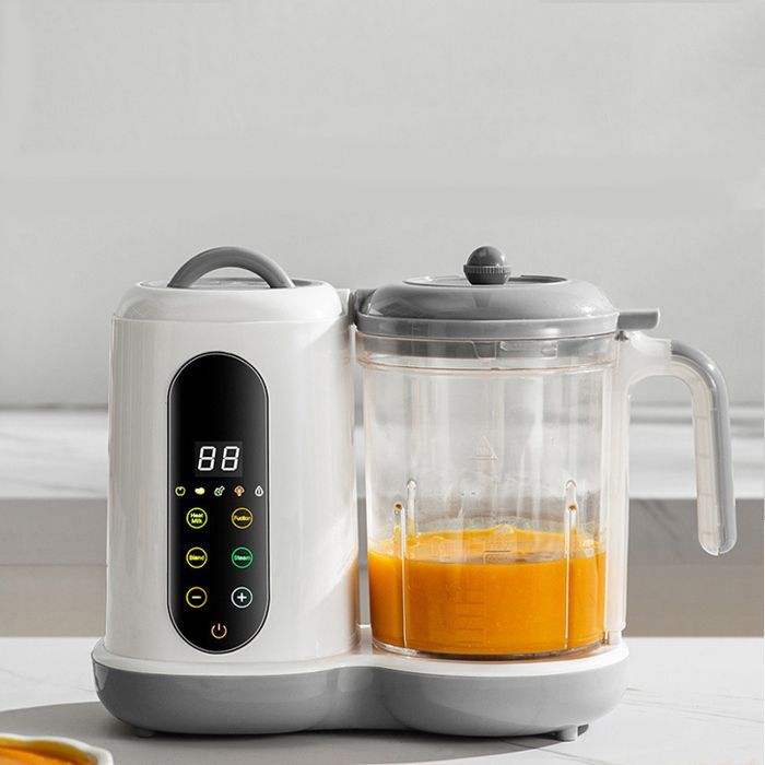 Robot Bébé 4-en-1 Multifonction, 450 W, acier inoxydable 304, détachable, 4 écrans tactiles préréglés