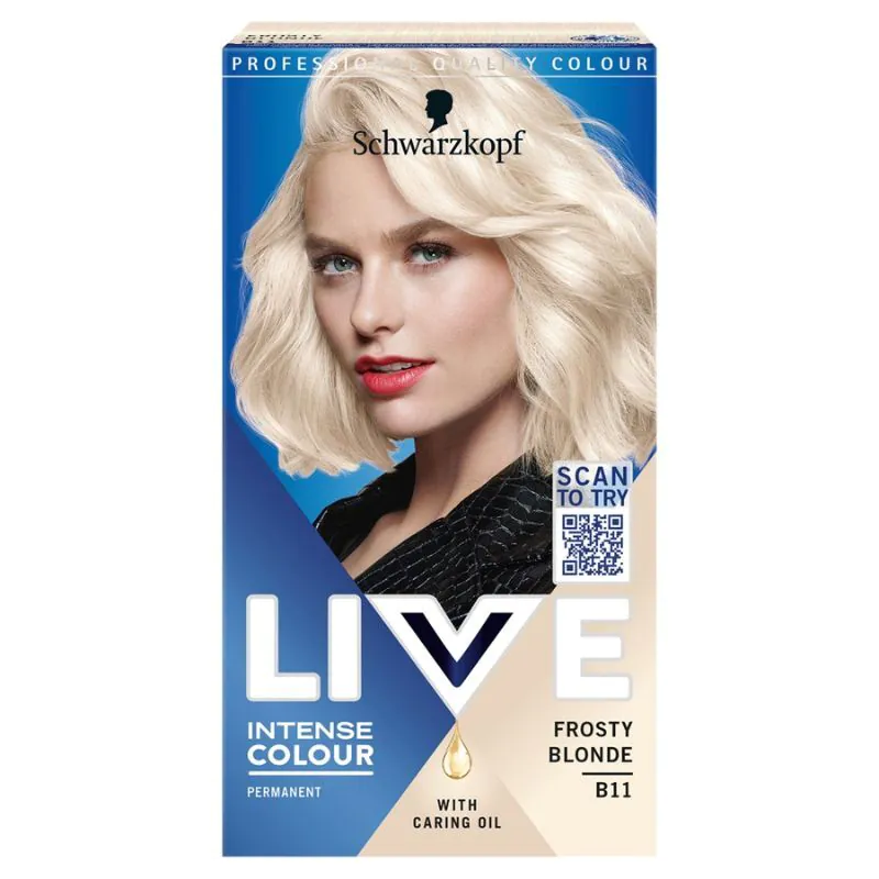Schwarzkopf Live Farba do włosów B11 Frosty Blonde