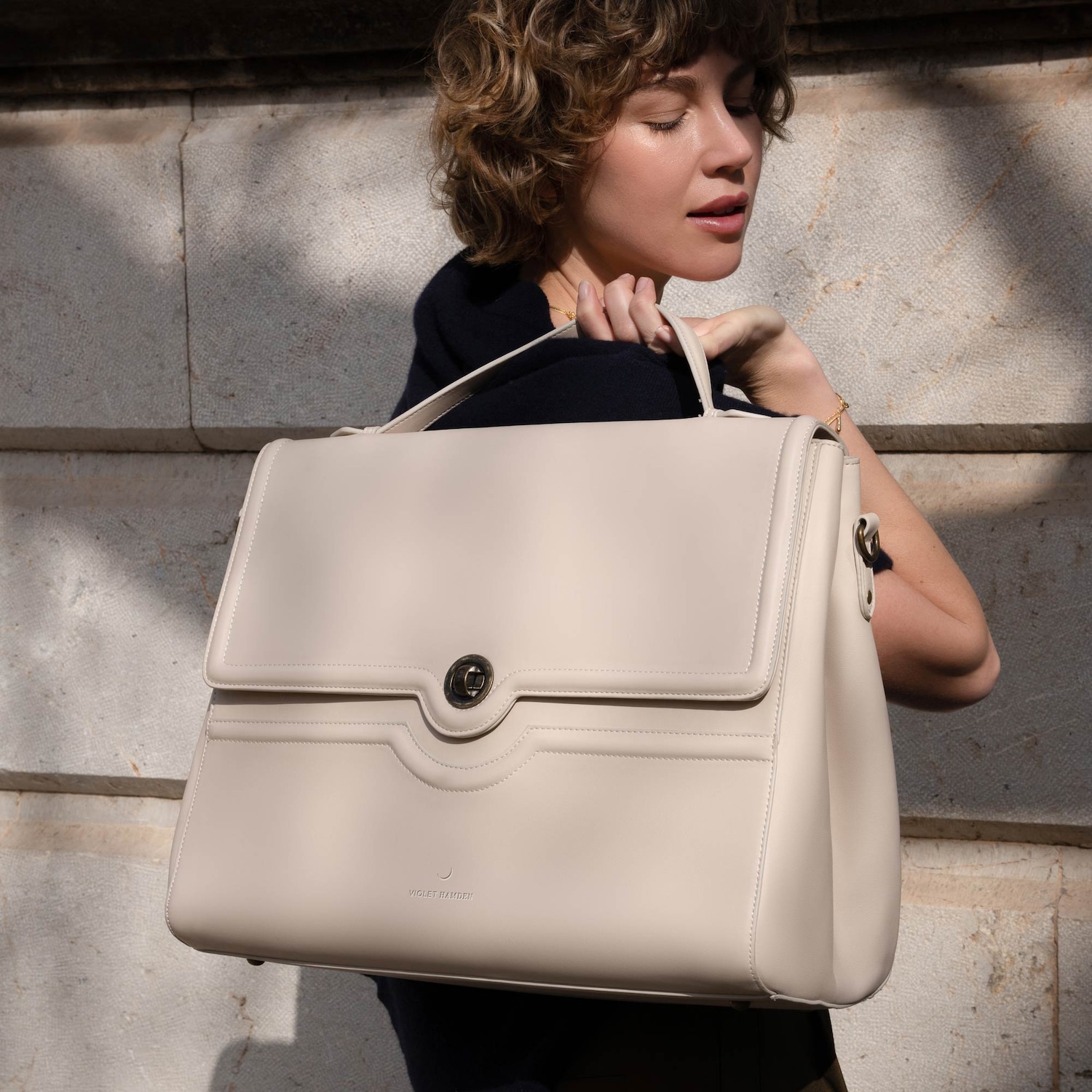 Bolsa Essencial Violet Hamden Preta - Couro Sintético - VH2100-11