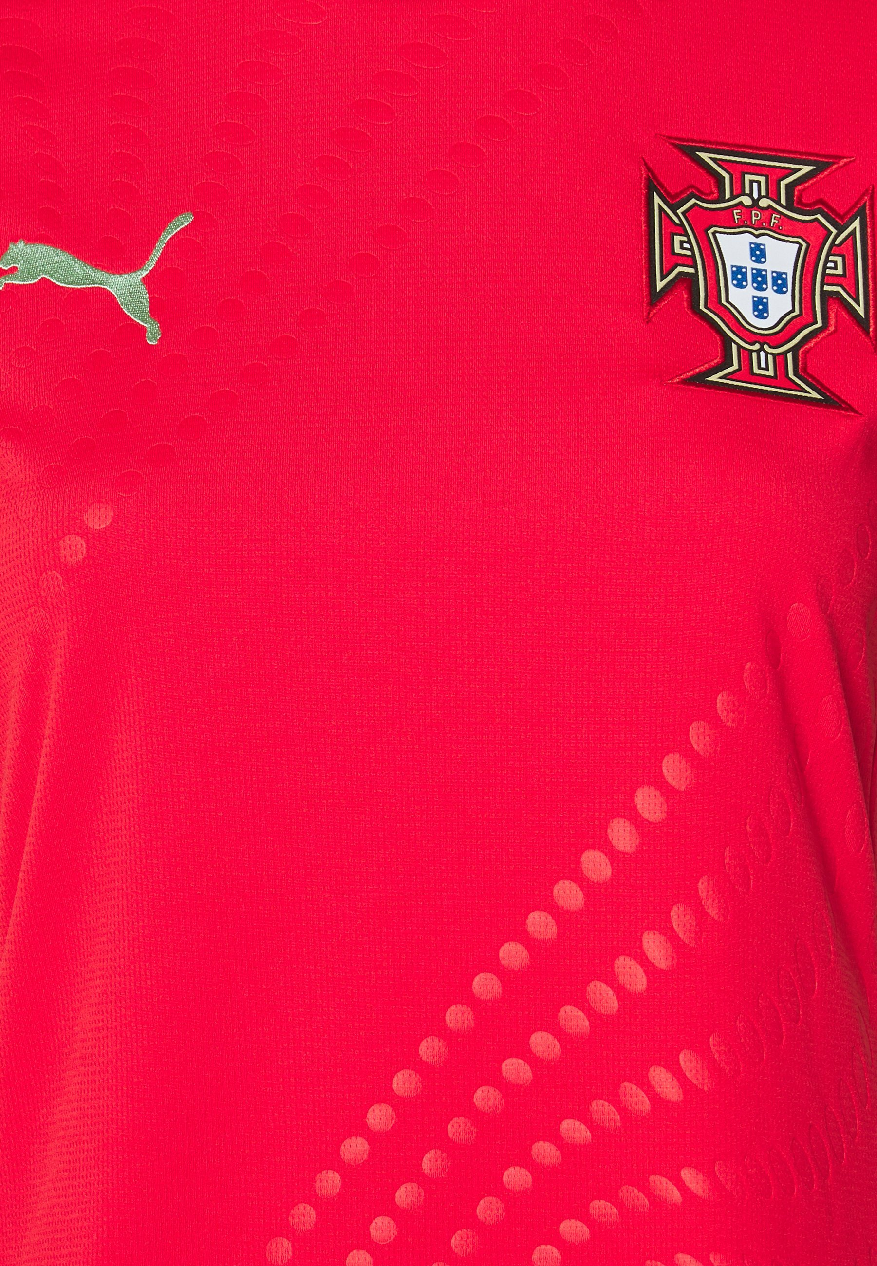 Maillot de football Puma Portugal FPF Home WN Replica - Rouge pur-menthe fraîche