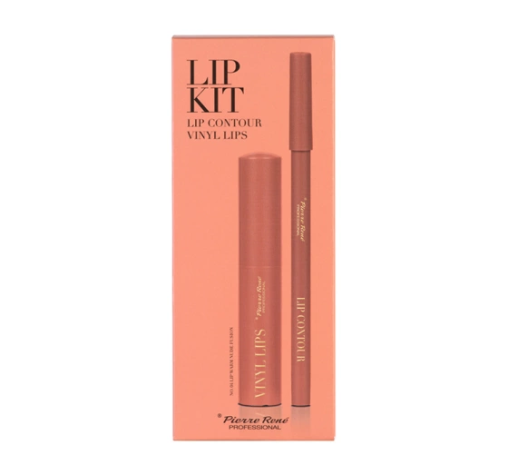 Pierre Rene Lip Kit zestaw do makijażu ust 04 Lip Warm Nude Fusion
