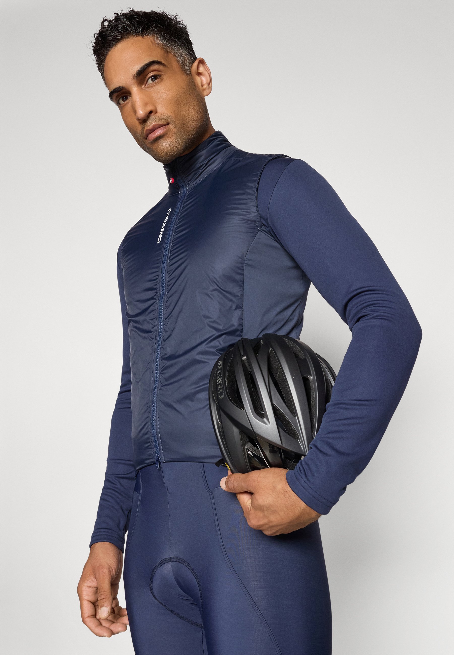 Gilet Castelli FLY DIRECT - Maillot de cyclisme - bleu crépuscule/gris argenté