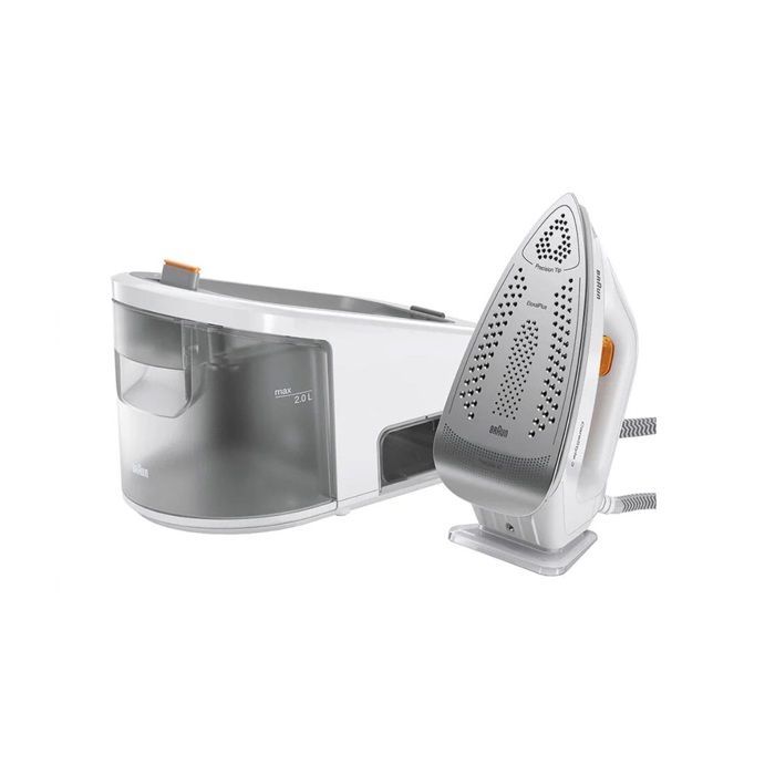 Centrale vapeur BRAUN IS3132WH - 2400 W - 6 Bars - Thermostat automatique - Silencieux - Système de verrouillage