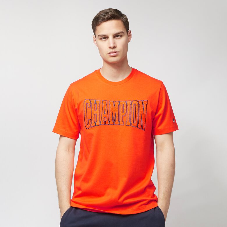 T-shirt girocollo con scritta 