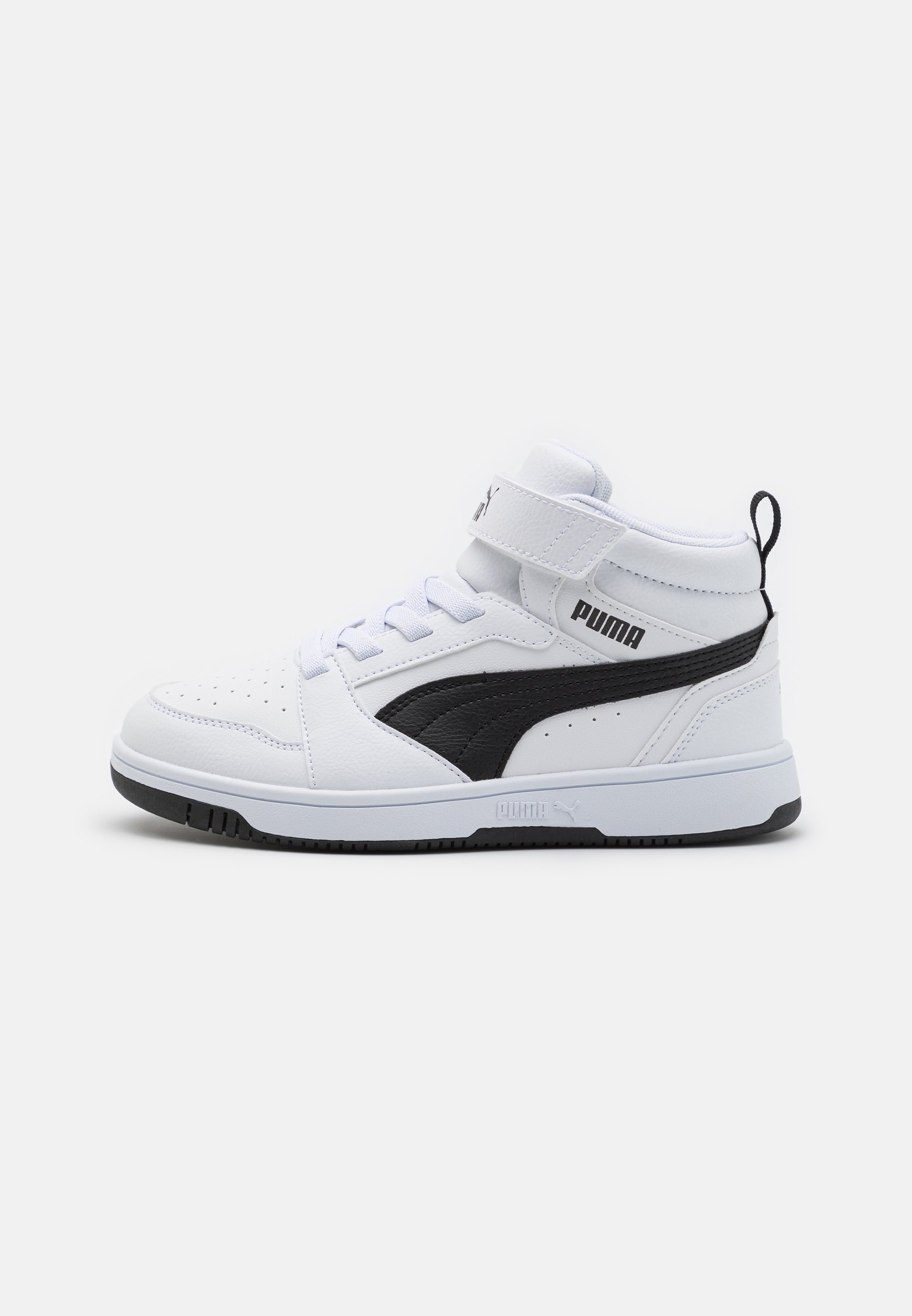 Puma REBOUND V6 MID UNISEX - Hoge sneakers - wit/zwart
