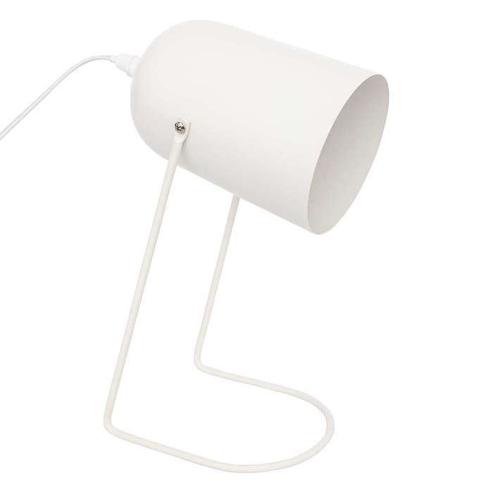 Atmosphera - Lampe à poser en métal - H. 30 cm - Blanc