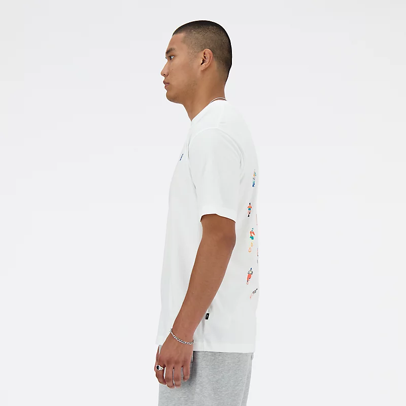 Sport Essentials hardloopshirt voor heren - WIT