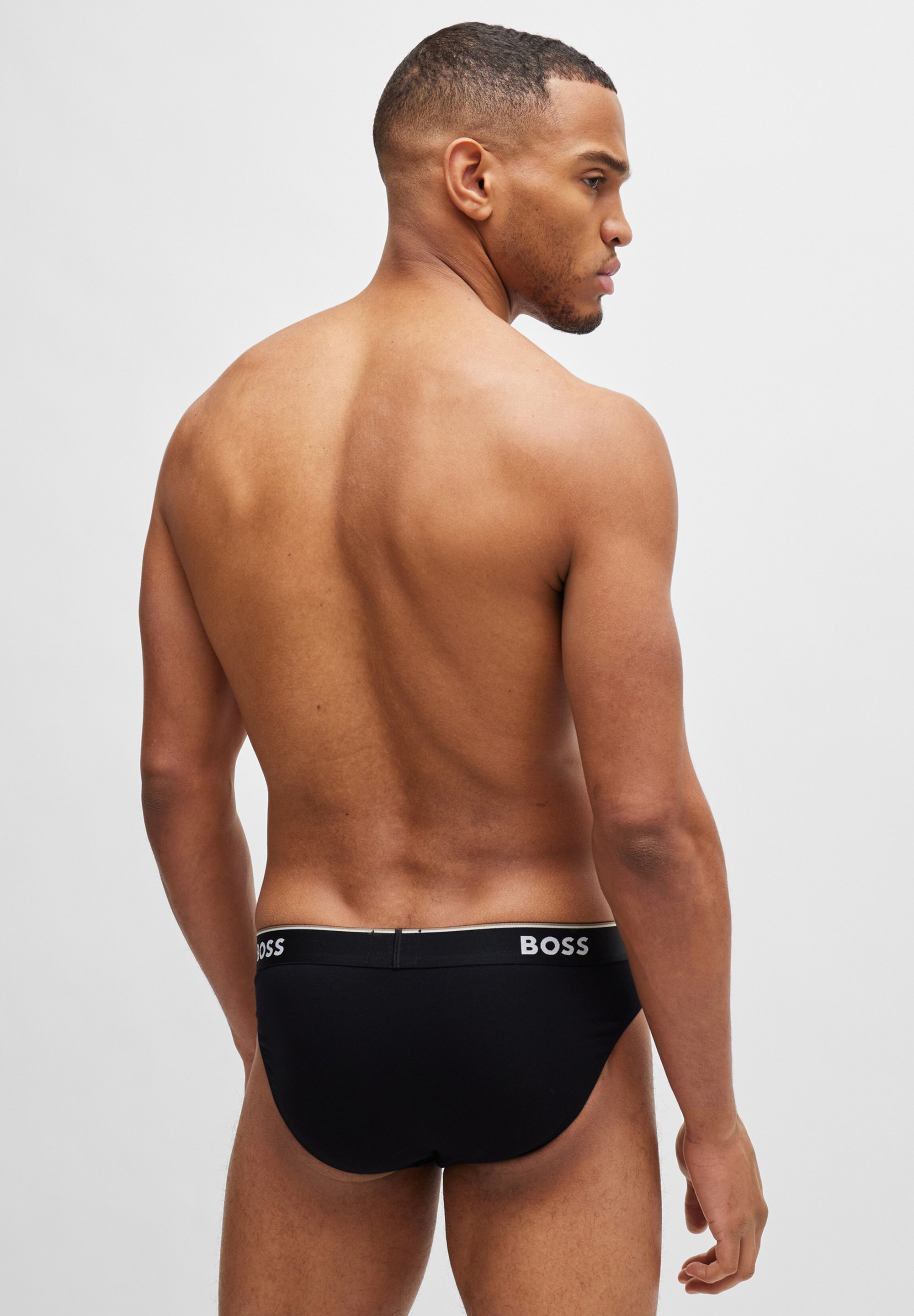 BOSS BRIEF POWER 3-PACK - Slips - zwart