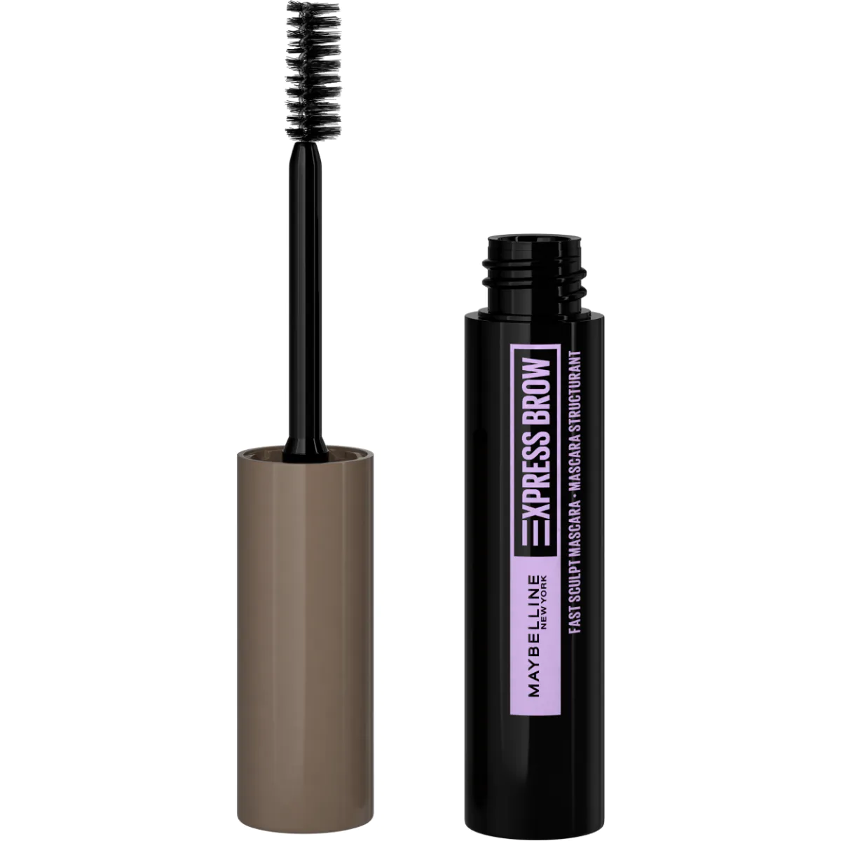 Maybelline Express Brow Sculpt Maskara do brwi, 02 Soft Brown