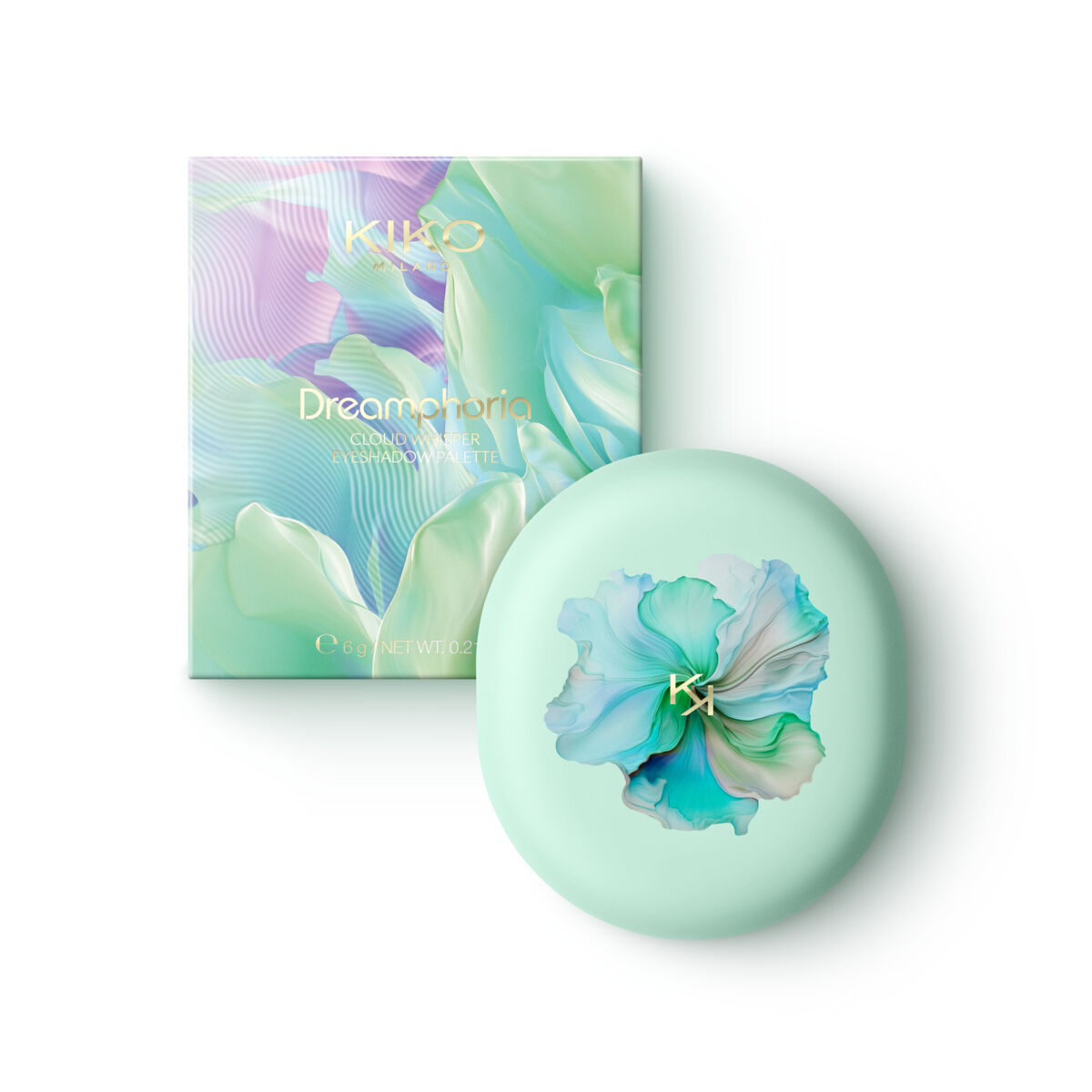 Kiko Milano Dreamphoria Cloud Whisper acu ēnu palete
