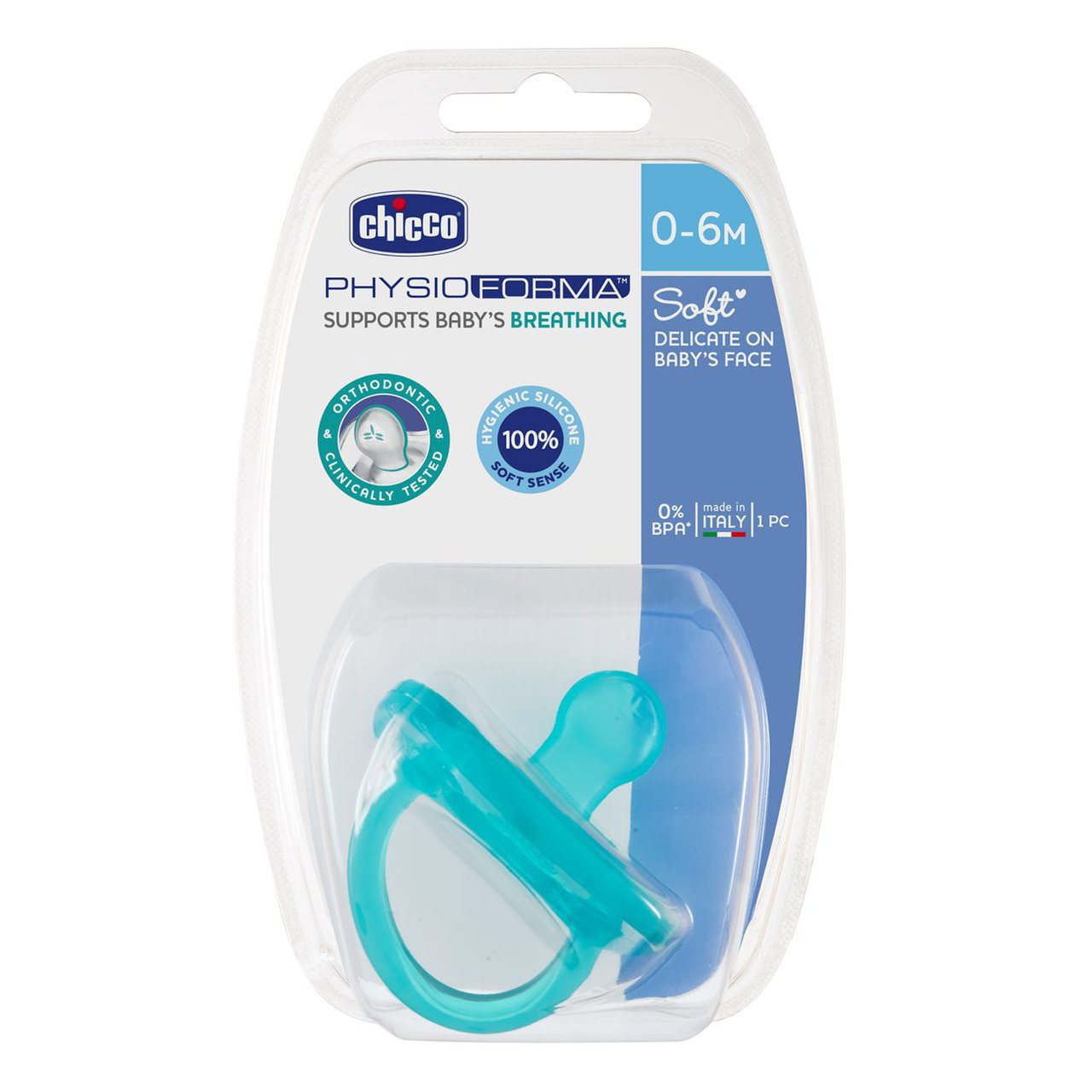 Chupete Physio Soft 0-6m szilikon