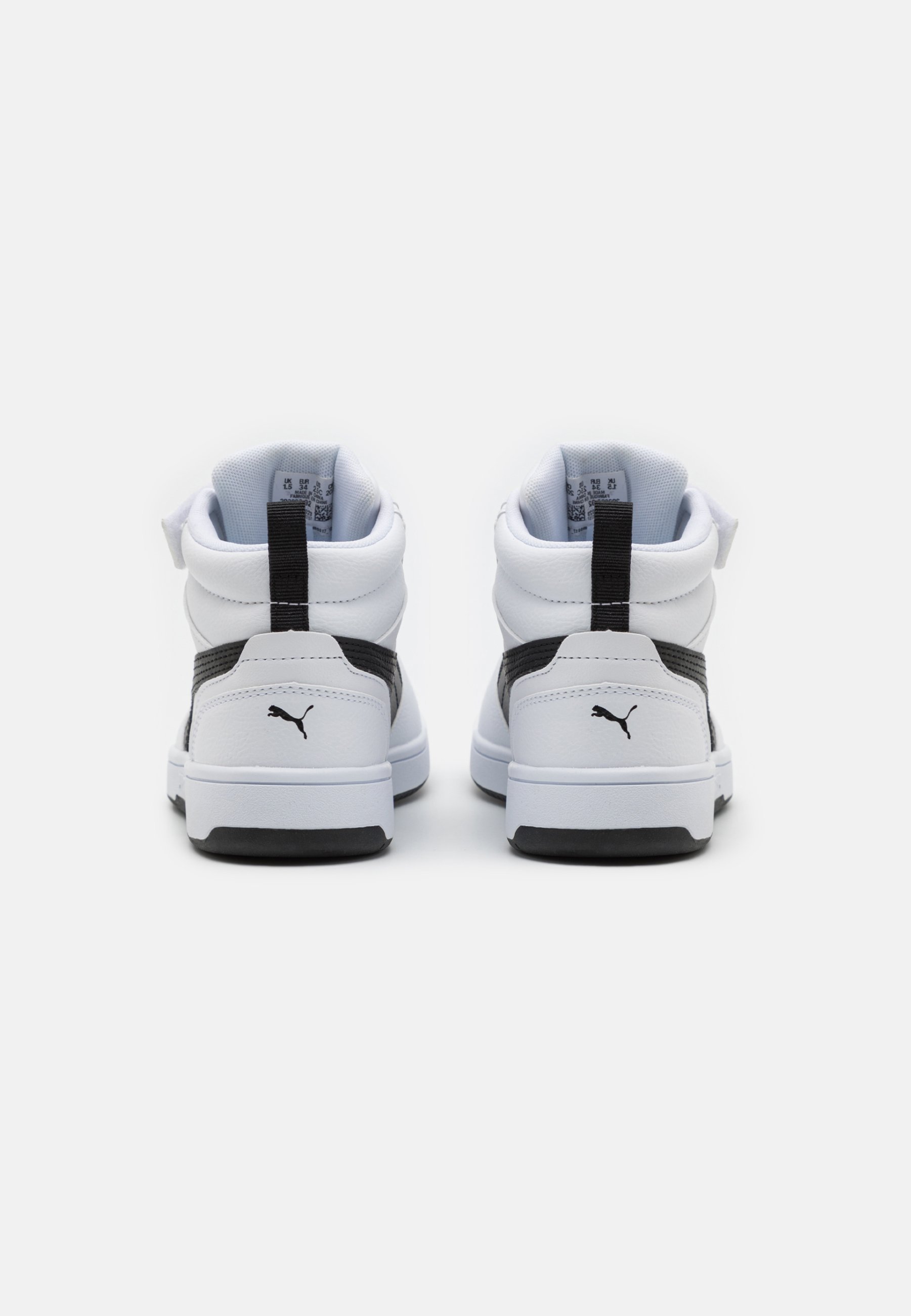 Puma REBOUND V6 MID UNISEX - High-top trainers - white/black