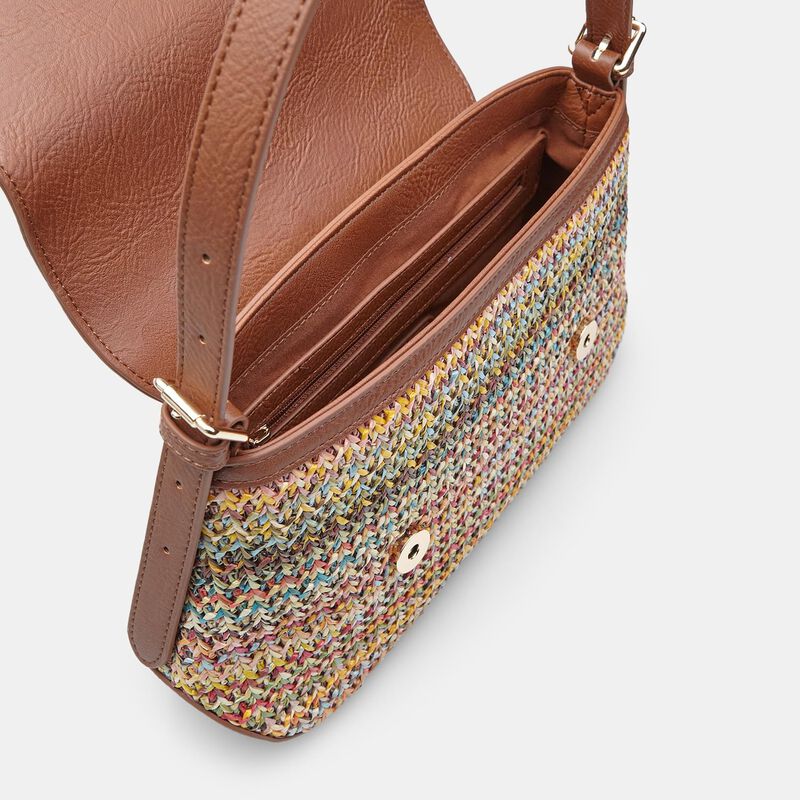 BATA Dam Raffia Axelväska