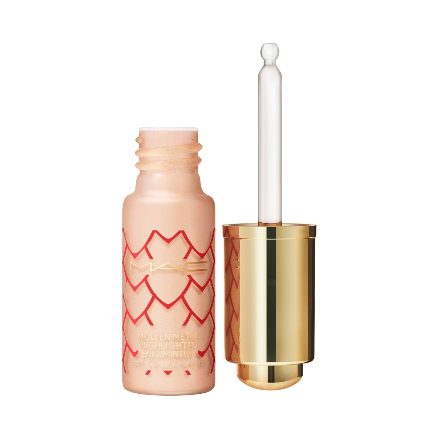 MAC žymeklis „Lovestruck Luck Molton Metal“ žymeklis - 14 ml
